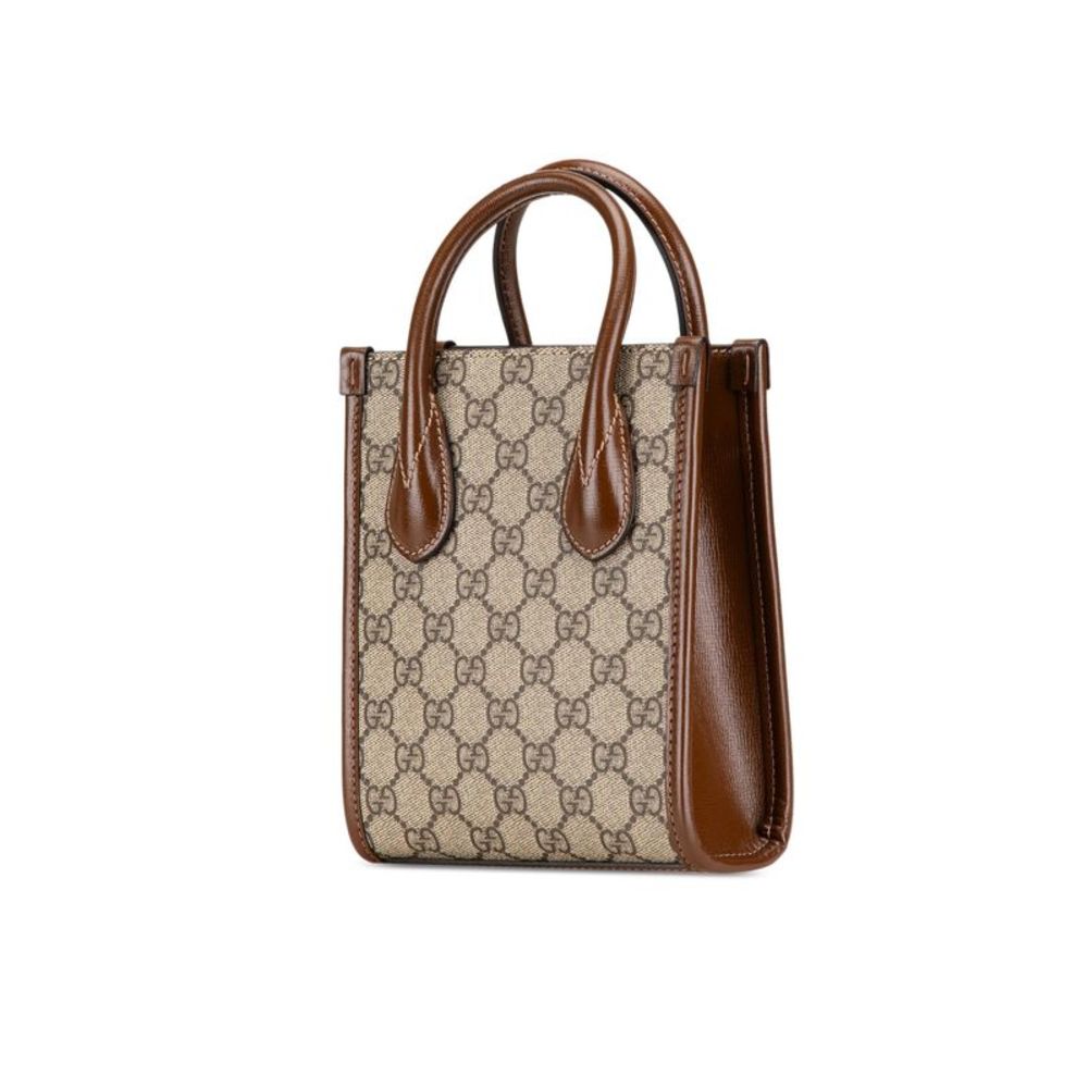 Pre Loved Gucci Mini Tote Bag Model 681210 Women Brown Messenger Bags - Picture 2 of 8